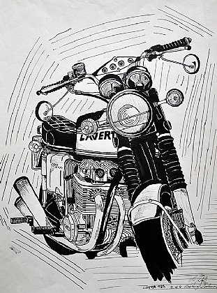 Bleistiftzeichnung 1974 Format: A3