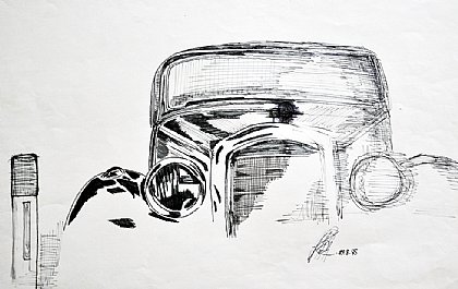 Bleistiftzeichnung 1975 Format: A3