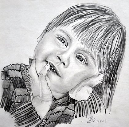 Bleistiftzeichnung 1982 Format: A4