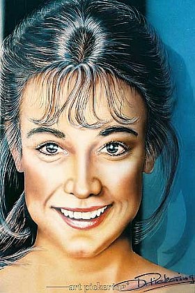 Barbara Wussow 1987 Format: 100x70cm